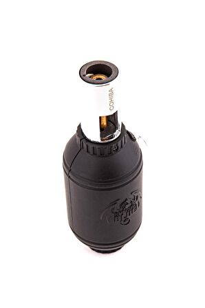Cohiba Masa Tipi Tek Torch Siyah Puro Çakmağı