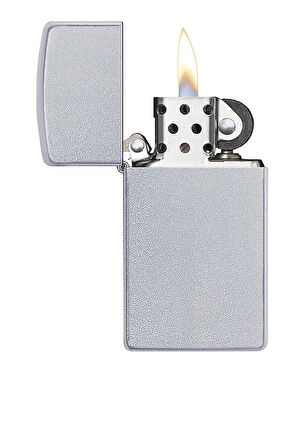 Zippo Çakmak Slim Satin Chrome 1605-000205