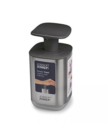 Joseph Joseph 85164 Presto Sıvı Sabunluk - Paslanmaz Çelik / Gri