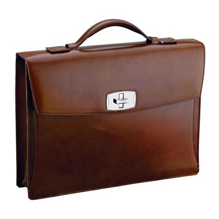 S.T. Dupont Kahverengi Deri Evrak Çantası 181100