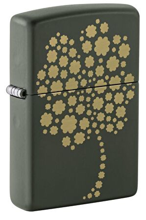 Zippo Çakmak 48501-100099 Four Leaf Clover Design