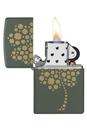 Zippo Çakmak 48501-100099 Four Leaf Clover Design