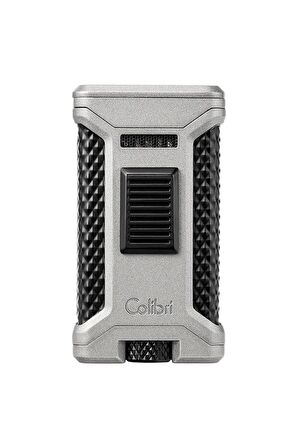 Colibri Ascari 3 Torch Pürmüz Gümüş Puro Çakmağı