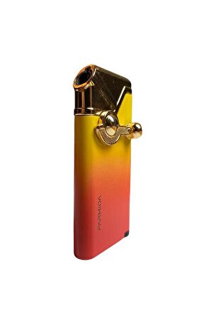 Parmida Tek Torch Pürmüz Sarı-Kırmızı Puro Çakmağı