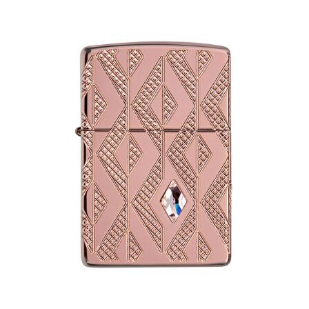 Zippo Çakmak 49702 Geometric Diamond Pattern Design 49702-090567