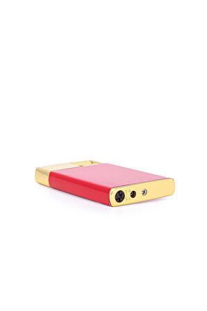 Parmida Tek Torch Pürmüz Kırmızı-Gold Metal Puro Çakmağı