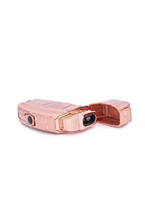 Parmida Çift Torch Pürmüz Bronz Metal Puro Çakmağı