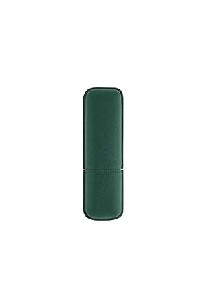S.T. Dupont Yeşil İkili Deri Kalem Kılıfı 7134