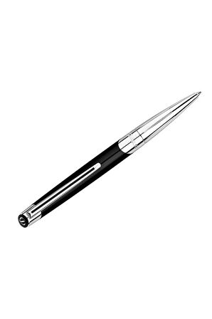 S.T. Dupont Siyah-Gümüş Tükenmez Kalem 405706