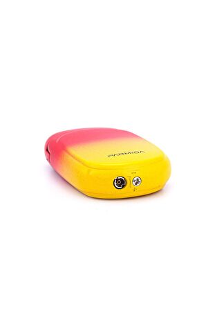 Parmida Tek Torch Pürmüz Sarı-Kırmızı Metal Puro Çakmağı