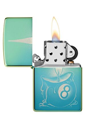 Zippo Çakmak 48615-103470 49191 Eight Ball Tattoo Design