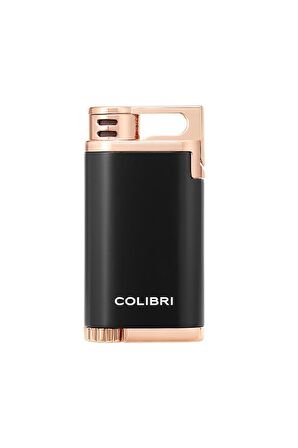 Colibri Belmont Tek Torch Pürmüz Siyah - Rose Gold Puro Çakmağı