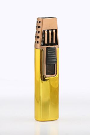 Parmida Çift Torch Pürmüz Gold-Bronz Puro Çakmağı