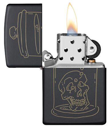 Zippo Çakmak Skull Design 49575-088033