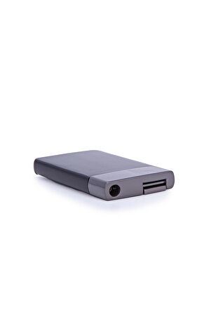 Parmida Tek Torch Pürmüz Siyah Gunmetal Metal Puro Çakmağı