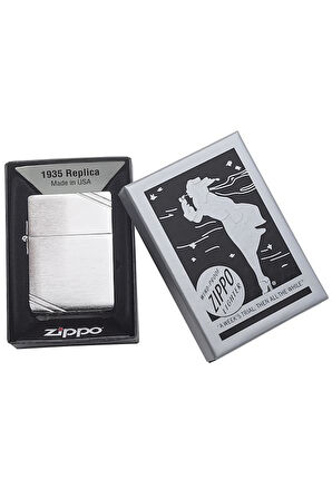 Zippo Çakmak Replica W/Slashes Design 1935-000014