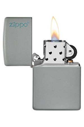 Zippo Çakmak 49452ZL-087045 Flat Grey Zippo Logo