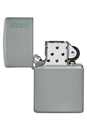 Zippo Çakmak 49452ZL-087045 Flat Grey Zippo Logo