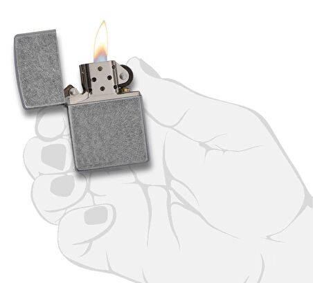 Zippo Çakmak Reg Antg Sp Fl Btm 121FB-001074