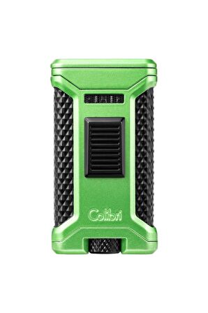Colibri Ascari 3 Torch Pürmüz Yeşil Puro Çakmağı