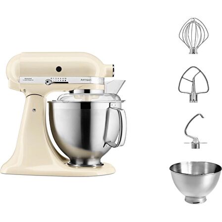 KitchenAid 5KSM185PSEAC Artisan 4.8 Litre Mutfak Şefi - Almond Cream