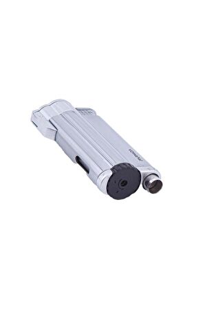Parmida 3 Torch Pürmüz Gümüş Puro Çakmağı