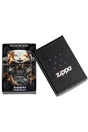 Zippo Çakmak 49913-105738 Smokey Skulls Design