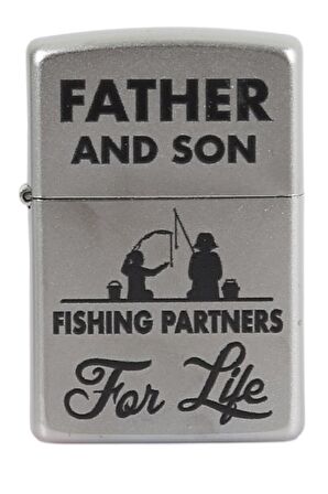 Zippo Çakmak Father And Son Fishing Design