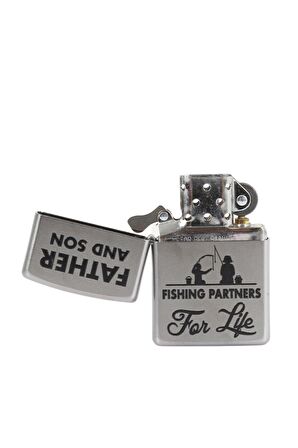 Zippo Çakmak Father And Son Fishing Design