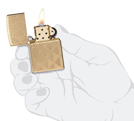 Zippo Çakmak 48570-103663 Pattern Design