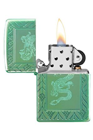 Zippo Çakmak 49054-075226 Armor Hp Green Elegant Dragon