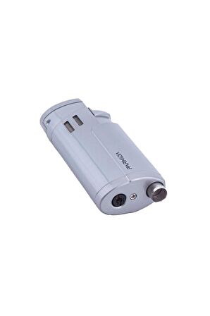 Parmida 3 Torch Pürmüz Gümüş Puro Çakmağı