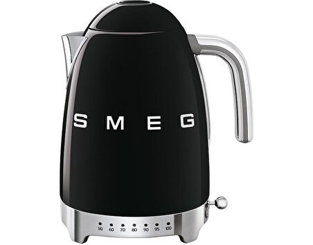 Smeg Siyah Isı Ayarlı Kettle KLF04BLEU