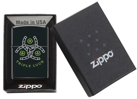 Zippo Çakmak 218 Triple Luck Design 218-079806