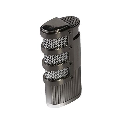 Parmida 3 Torch Pürmüz Gunmetal Metal Puro Çakmağı