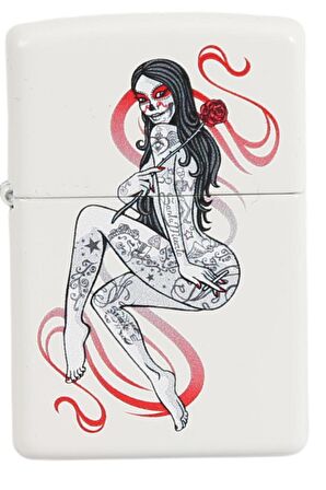 Zippo Çakmak Tattoo Girl