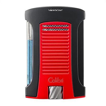 Colibri Daytona Metalik Kırmızı-Siyah Puro Çakmağı