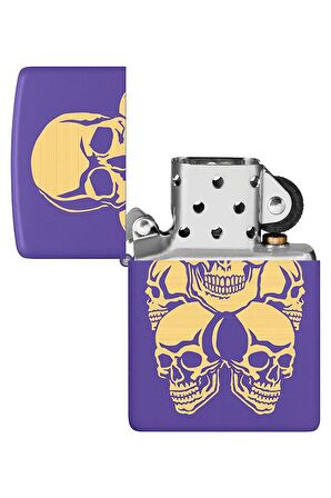 Zippo Çakmak 48783-109819 Skulls Design