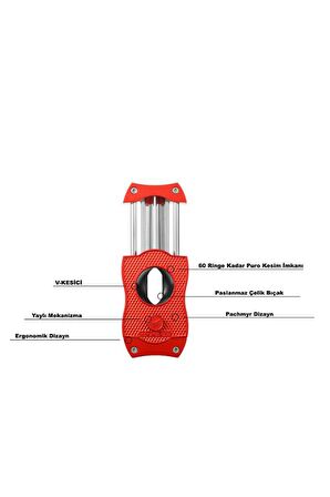 Colibri V-Cut Diamond Krom-Siyah Puro Kesici