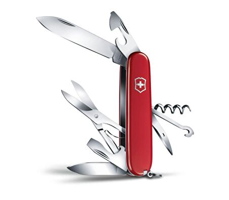 Victorinox VT 1.3703.B1 Blisterli 14 Fonksiyon Climber İsviçre Çakısı (Kırmızı)