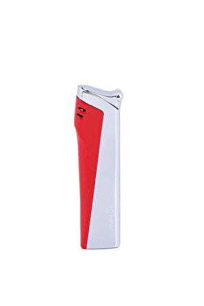 Parmida Soft Flame Kırmızı-Gümüş Çakmak