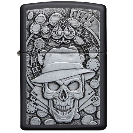 Zippo Çakmak 218 Gambling Skull 49183-078935