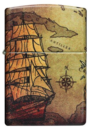 Zippo Çakmak 49352 Pirate Ship Design 49355-083350