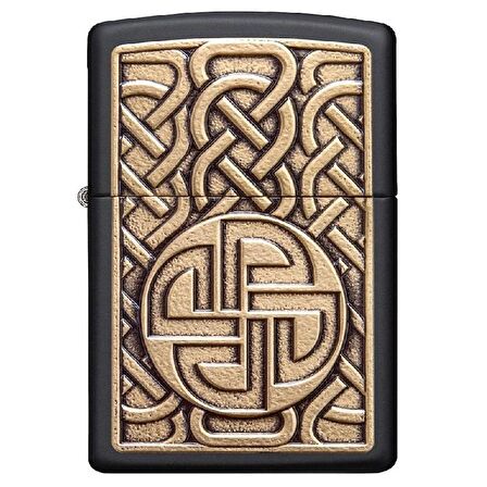 Zippo Çakmak 49358 Norse Antique Brass Emblem 49538-089359