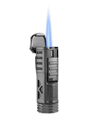 Xikar Tactical Single Lighter Gunmetal Siyah Puro Çakmağı