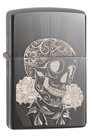 Zippo Çakmak 29883-069967 Fancy Skull Design