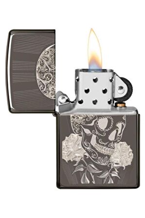 Zippo Çakmak 29883-069967 Fancy Skull Design