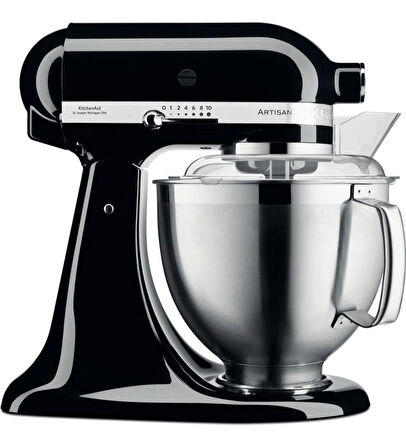 KitchenAid 5KSM185PSEOB Artisan 4.8 LT Stand Mikser - Onyx Black