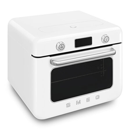 SMEG 50's Style Retro Beyaz Buharlı Fırın COF01WHEU