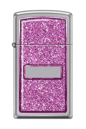 Zippo Çakmak 1610-106488 Pink Glitter Panel Design